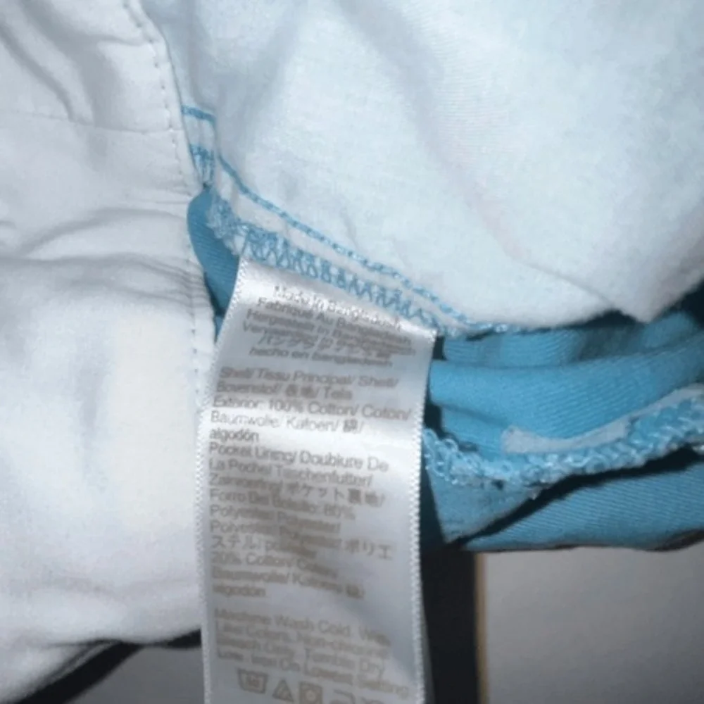 J.‎ Crew Women's Blue Classic Mid Rise Cotton Flat Front Chino Shorts Size 8